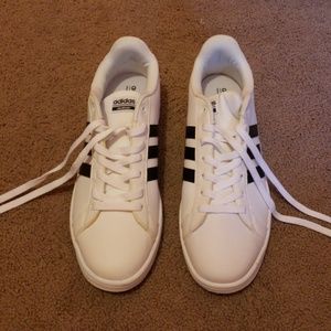 White adidas sneakers